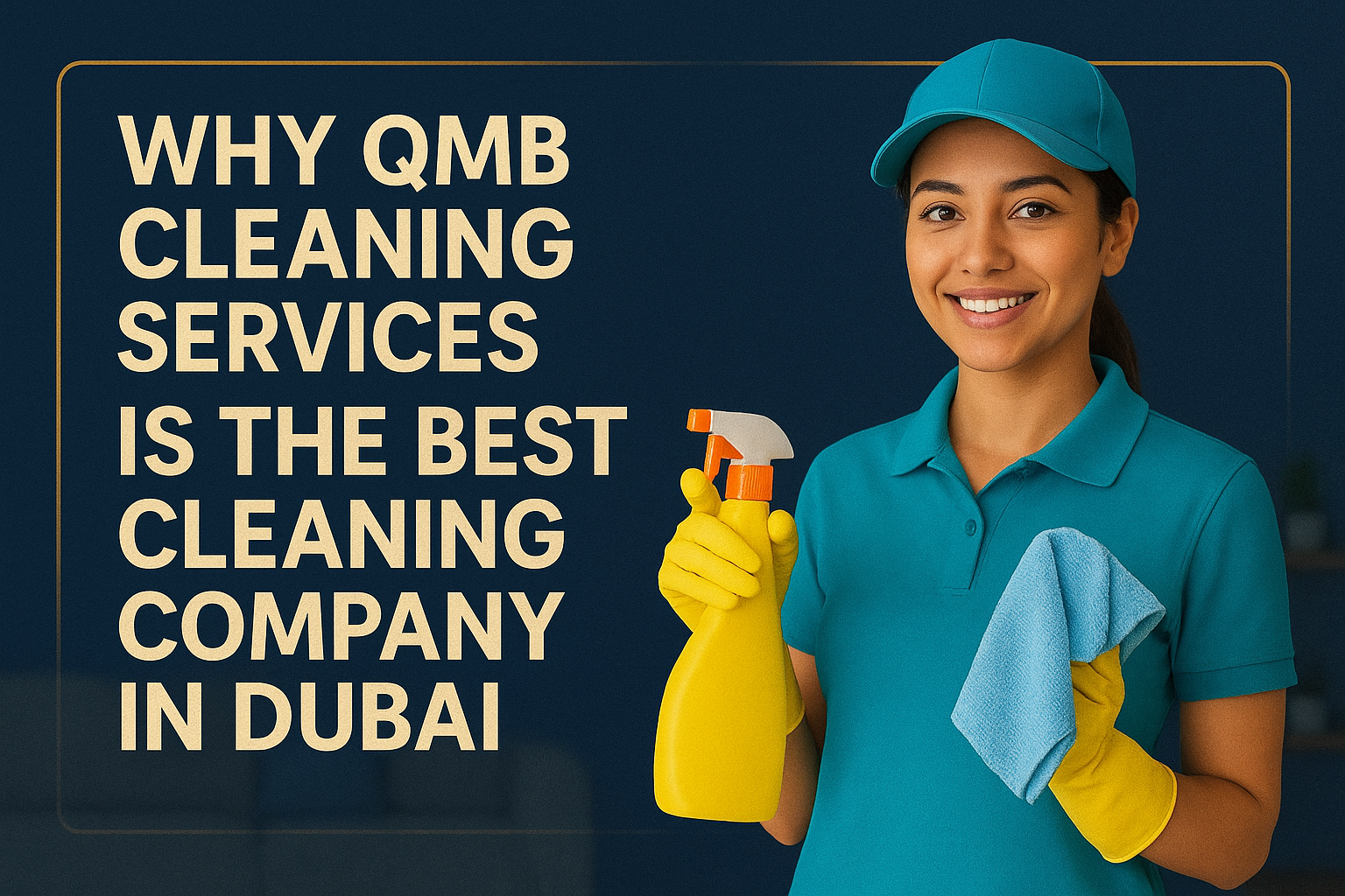 Read more about the article Why QMB Cleaning Services is the Best Cleaning Company in Dubai